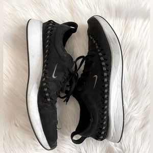 Men’s Nike Dualtone Racer Woven Black Running Shoe Size 10.5
